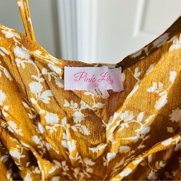 Pink Lily Boutique Floral Flowy Top - Picture 3 of 3